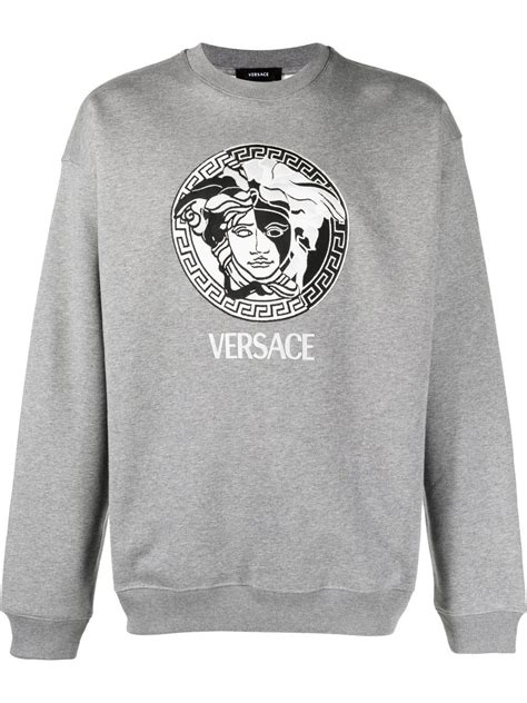 sweatshirt versace|Versace sweatshirt price.